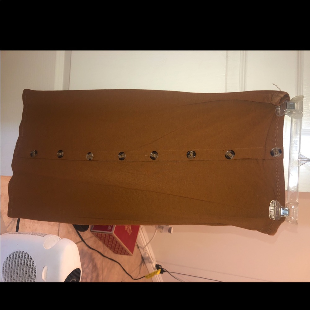 Strapless tight dress